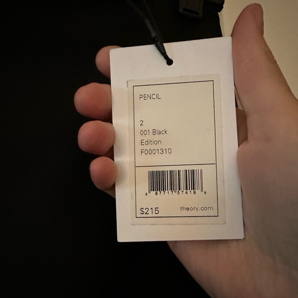 NWT Theory Pencil Skirt, Size 2 - Picture 3 of 3